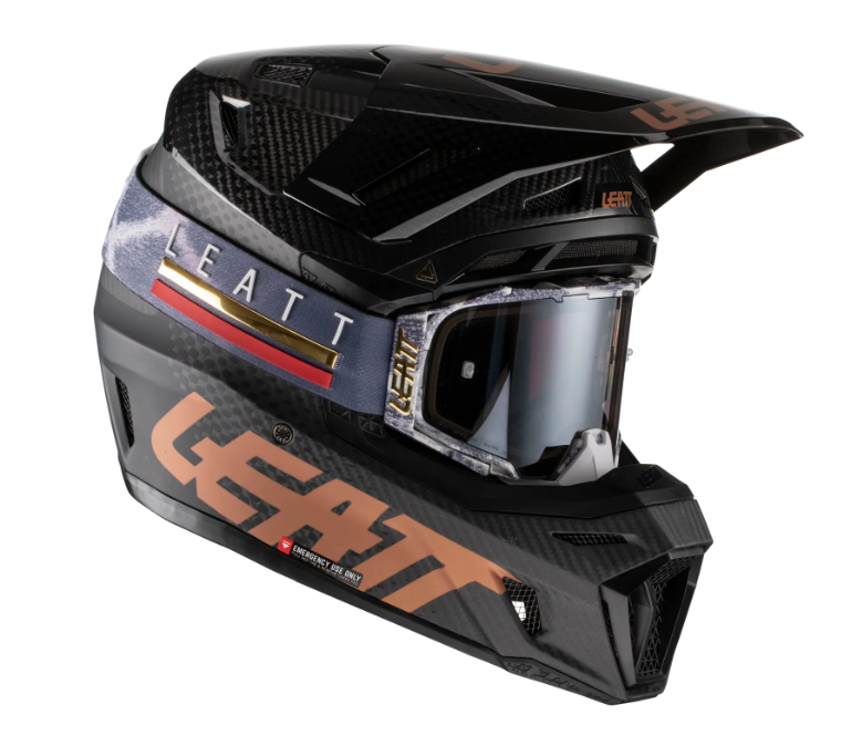 Leatt Helmet Kit Moto 9 5 Carbon V22 Black AOMC Mx