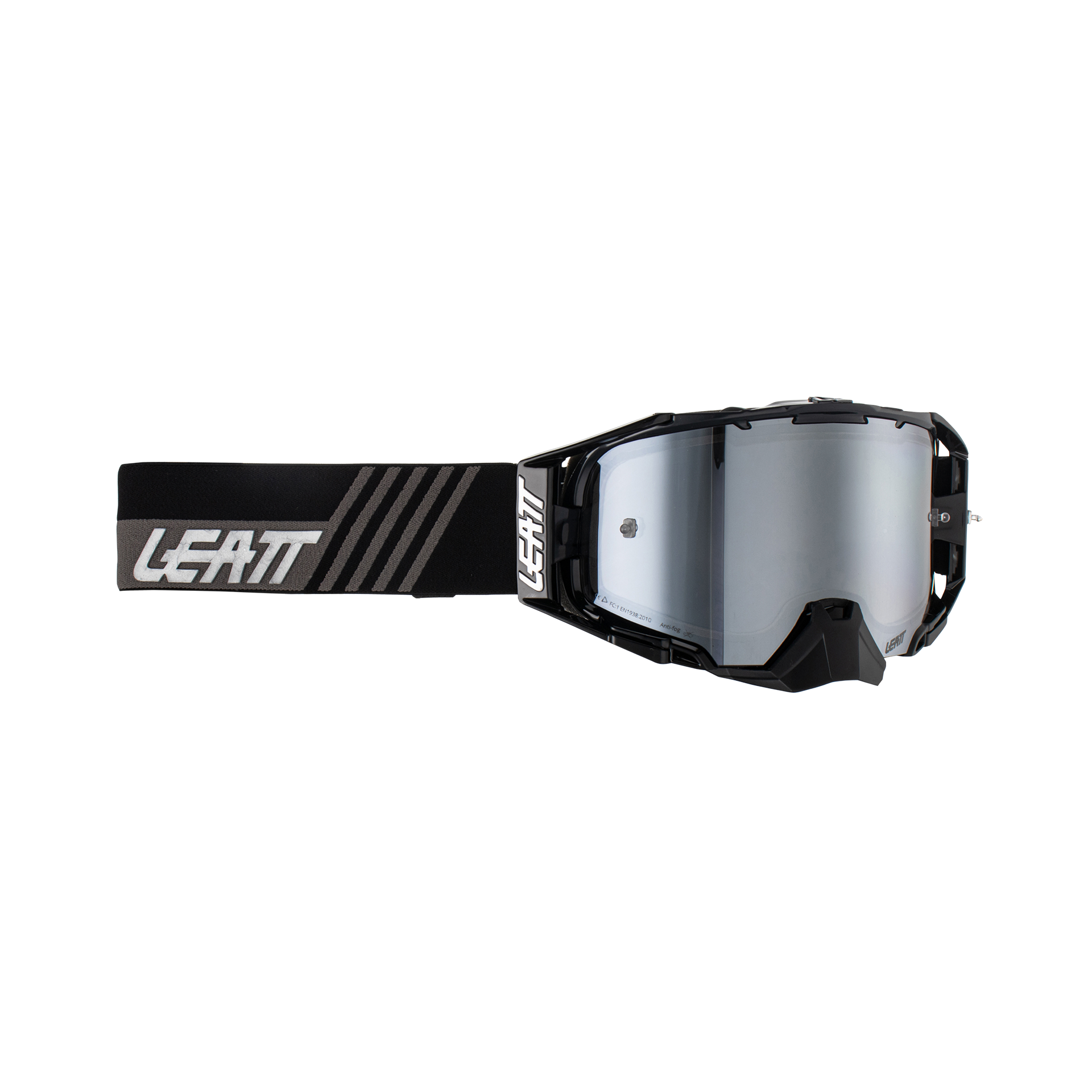 2023 Leatt Goggle Velocity 6 5 Iriz Stealth Silver Mirror AOMC Mx