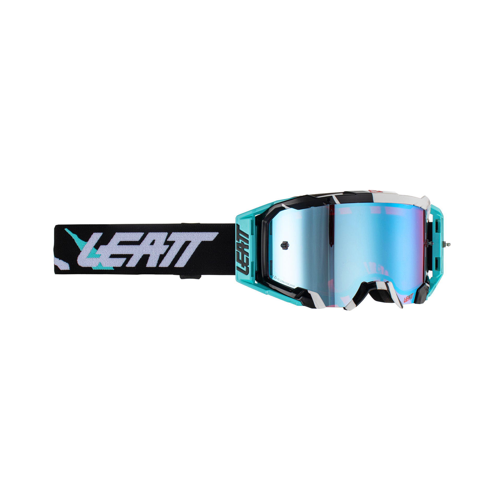 2023 Leatt Goggle Velocity 5 5 Iriz Acid Tiger Blue AOMC Mx