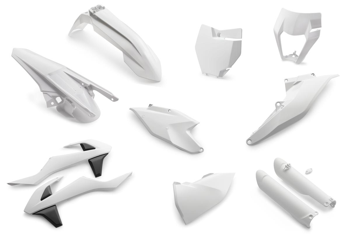 Main image of KTM Plastic Parts Kit (White) XC/XC-W/EXC/EXC-F 125-500 17-19