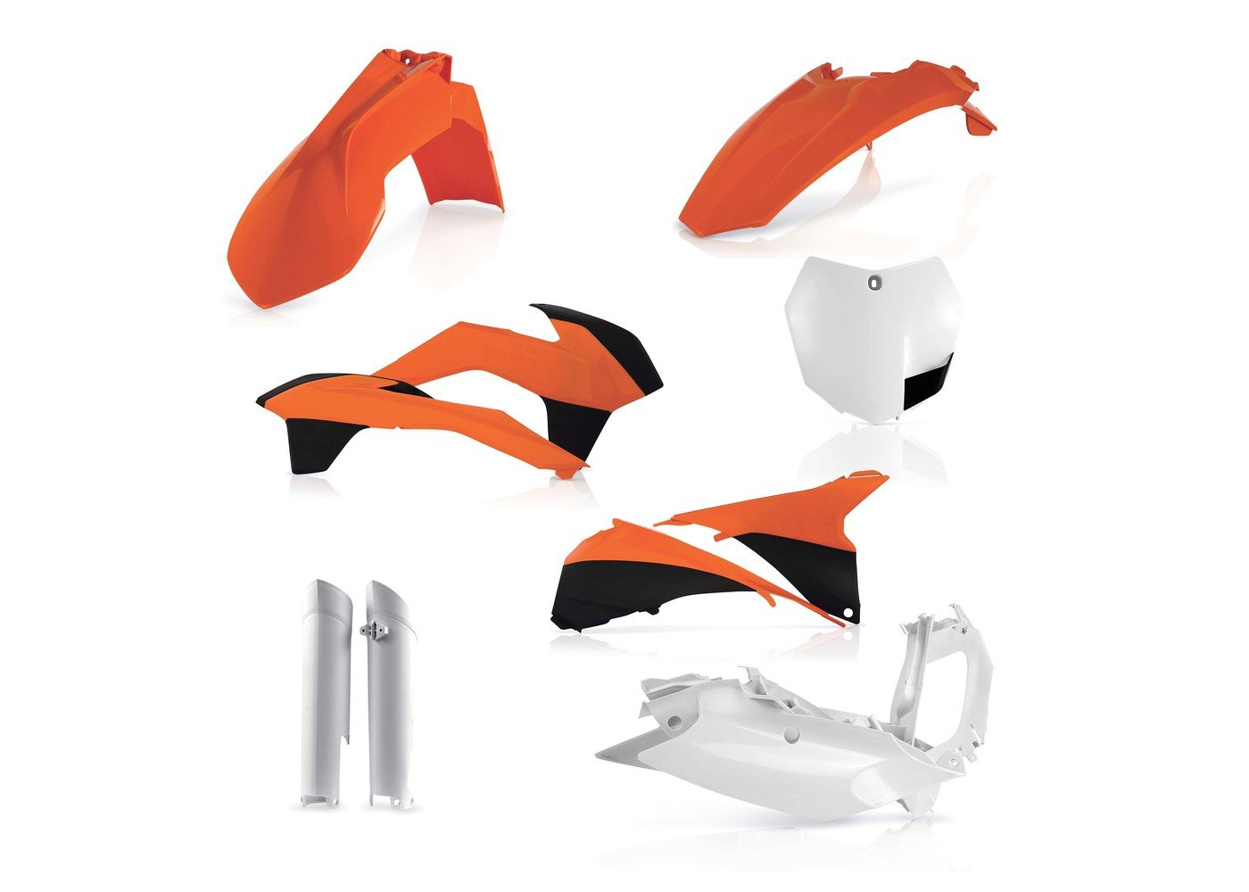 Main image of Acerbis Full Plastic Kit (Flo Orange) KTM SX/XC 13-15