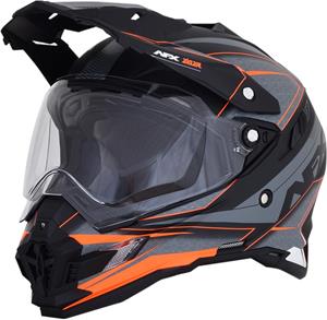 Main image of AFX Helmet FX-41 (Frost Grey/Neon Orange)