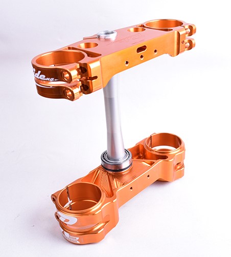 Main image of Ride Engineering Rubber Mounted Split Triple Clamp Set KTM 12-22 (Orange)