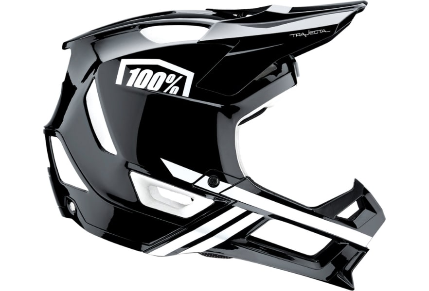 Main image of 100% Trajecta Fidlock Helmet (Black/White)