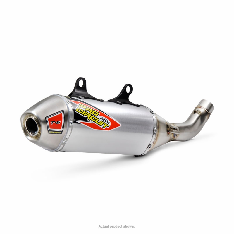 Main image of Pro Circuit T-6 Stainless Slip-On Exhaust KTM/HQV 450 19-22