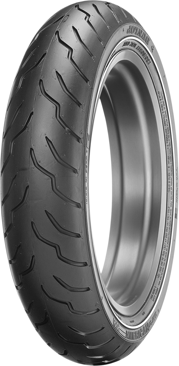 Main image of Dunlop American Elite - Front Tire - MT90B16  - Narrow Whitewall - 72H