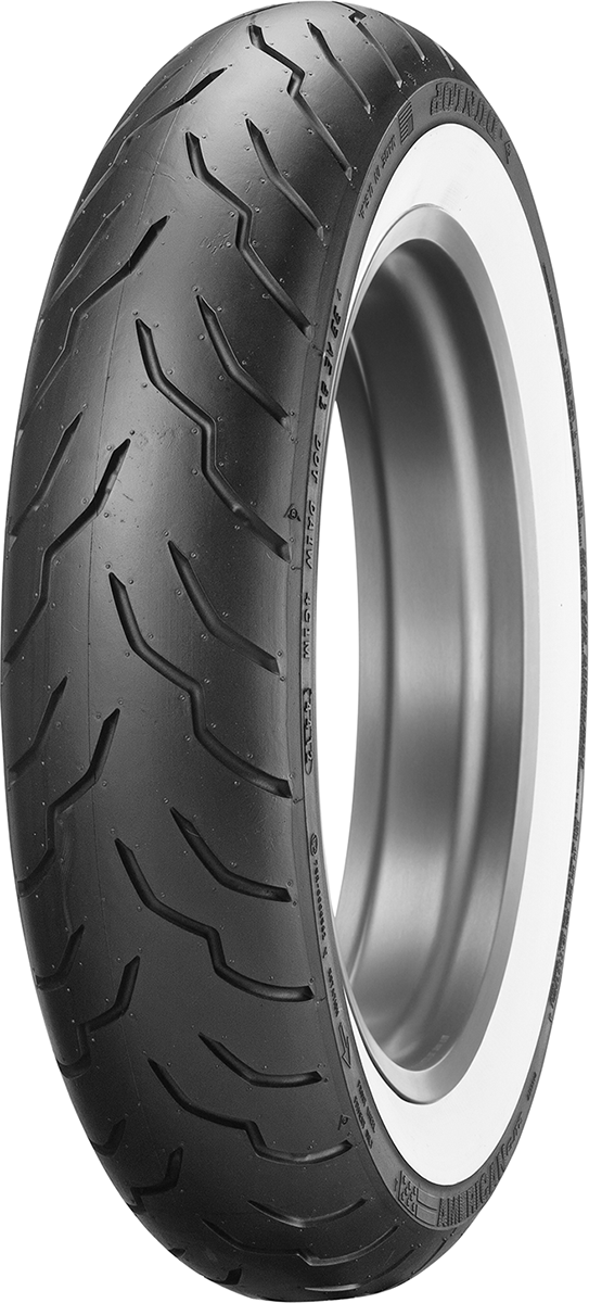 Main image of Dunlop American Elite - Front Tire - MT90B16 Tire - Wide Whitewall  - 72H