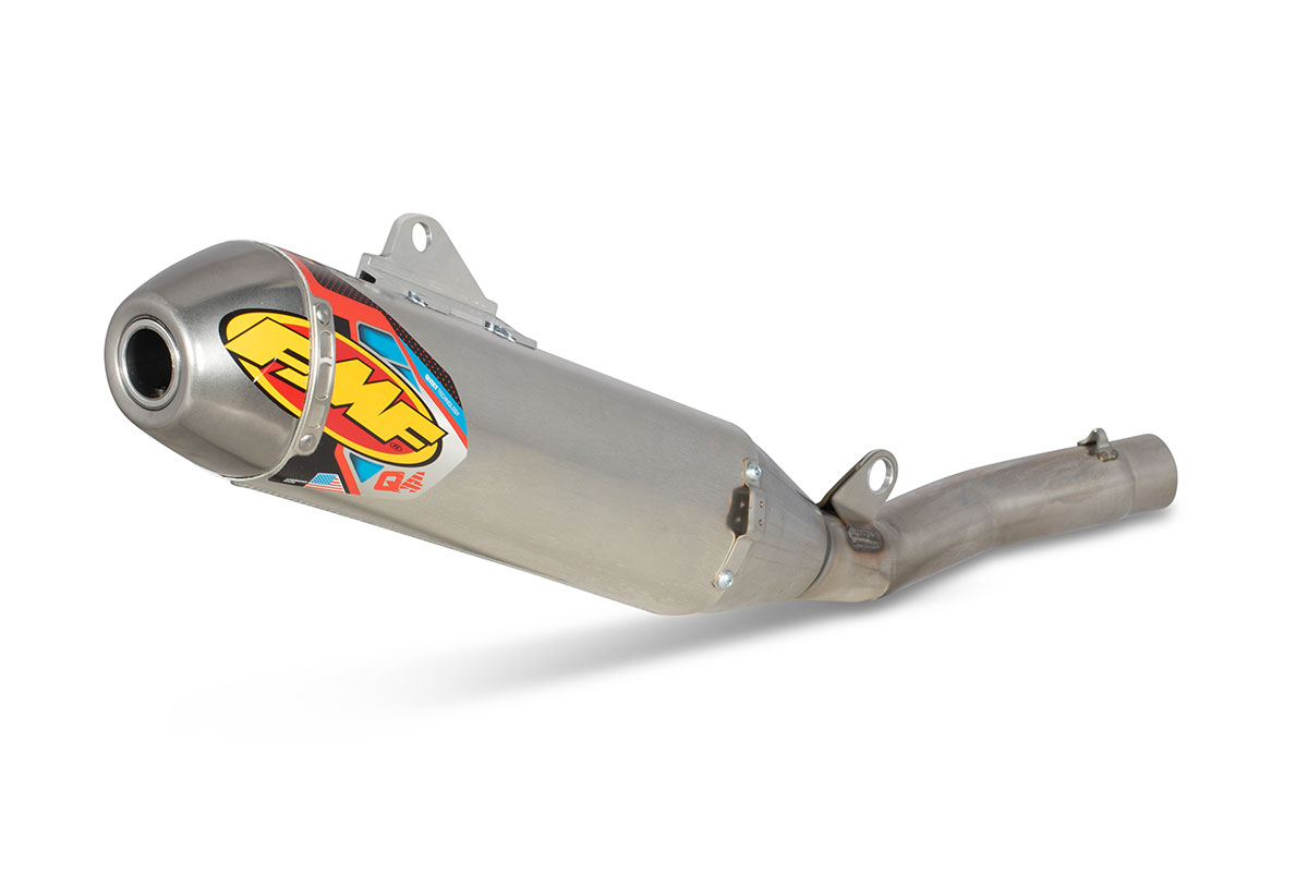 Main image of FMF Q4 Hex S/A Slip-On Exhaust YZ450F/FX 18-24