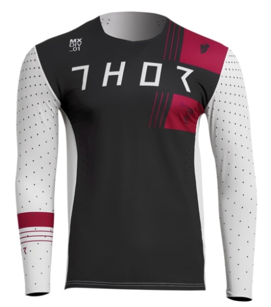 Main image of Thor Prime Strike Jersey (White/Black/Red)