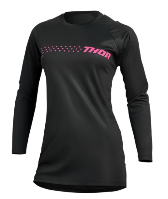 Main image of Thor Women's Sector Minimal Jersey (Black/Pink)