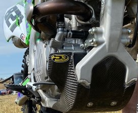 Main image of P3 Carbon Skid Plate Kawasaki KX250F 19-20