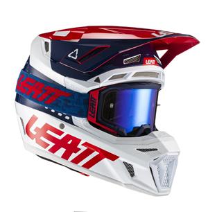 Main image of Leatt Moto 8.5 Composite Helmet (Blue) with 5.5 Goggle