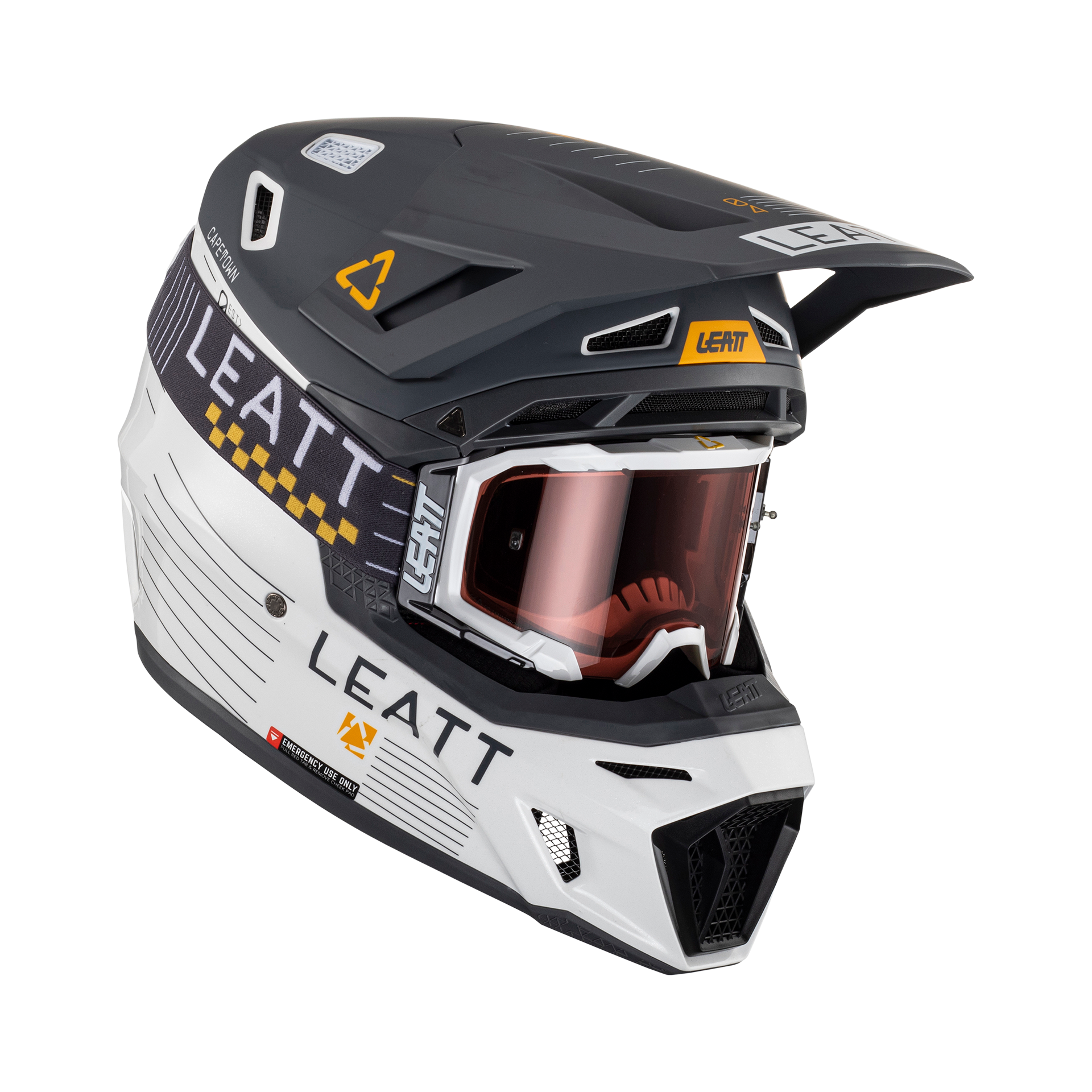 Main image of 2023 Leatt Helmet Kit Moto 8.5 Composite w/ 5.5 Goggle (Metallic)