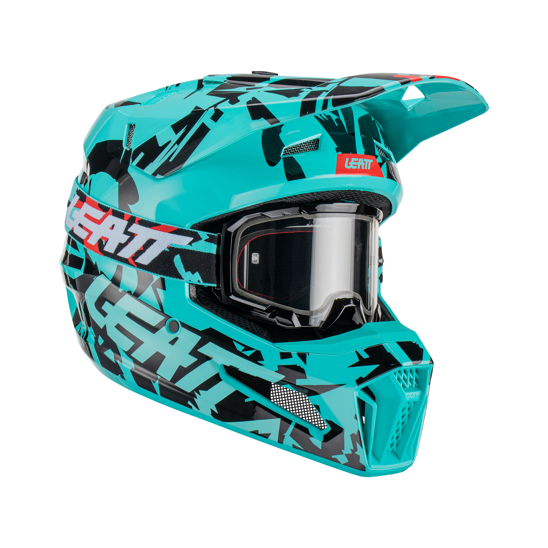 Main image of 2023 Leatt Helmet Kit Moto 3.5 w/ 4.5 Goggle (Fuel)