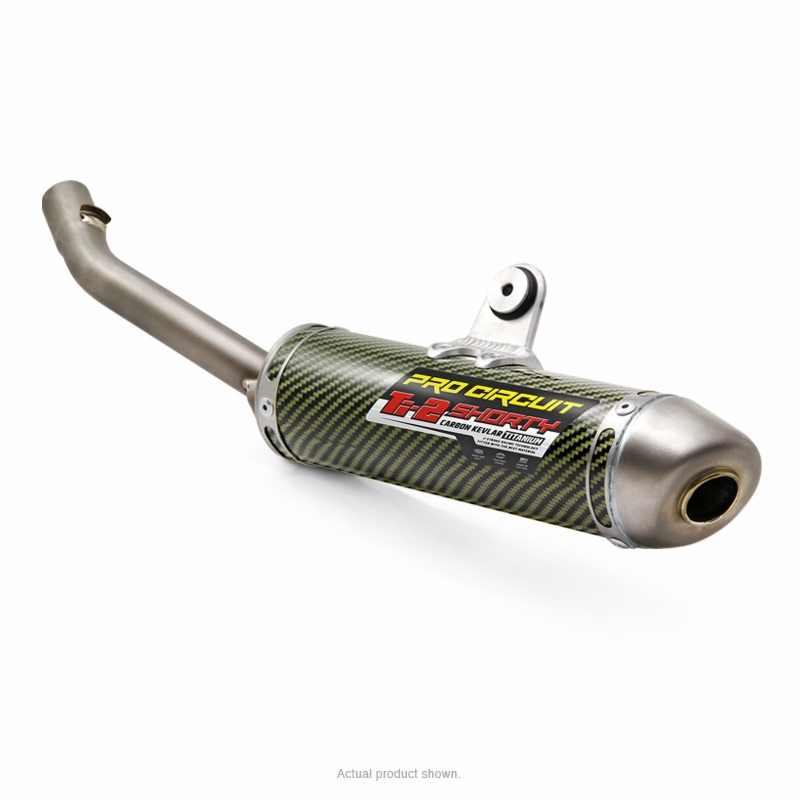 Main image of Pro Circuit Ti-2 Shorty Carbon Kevlar/Titanium Silencer KTM/HQV 125/150 16-18