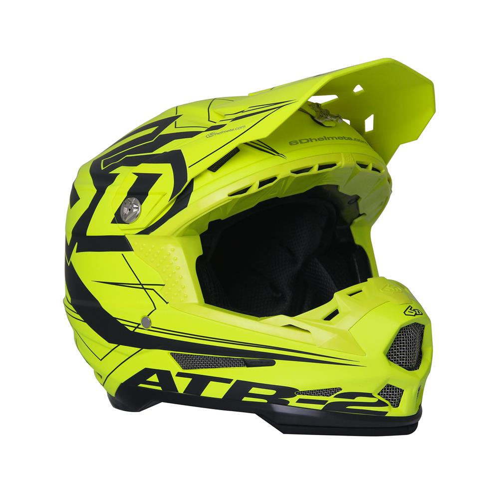 AOMC.mx: 2018 6D ATR-2 Aero Helmet (Neon Yellow)