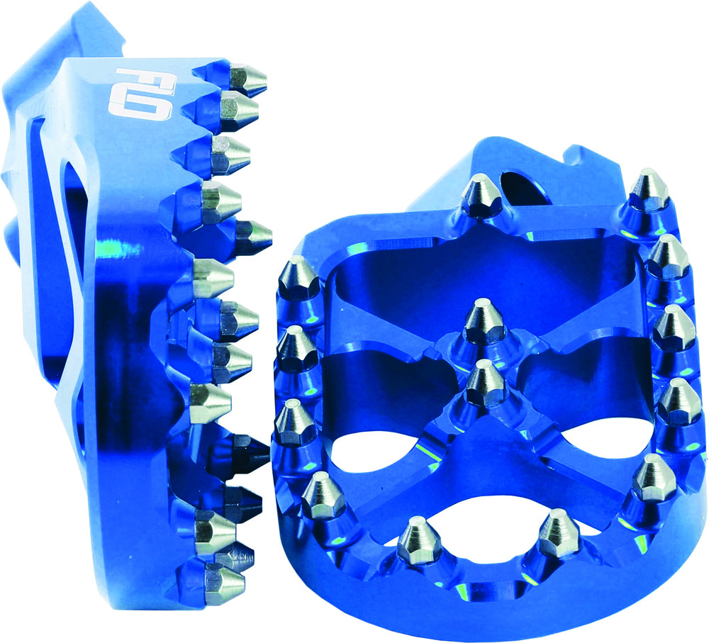 Main image of Flo Footpegs Yamaha YZ Models (Blue)