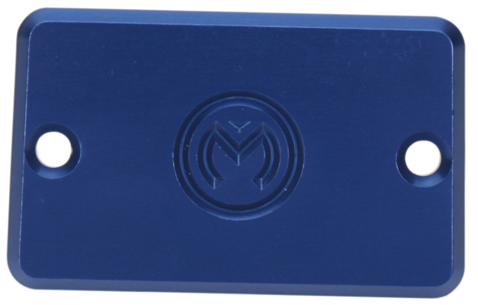 Main image of Moose Racing Master Cylinder Cover Plates (Yamaha) Blue