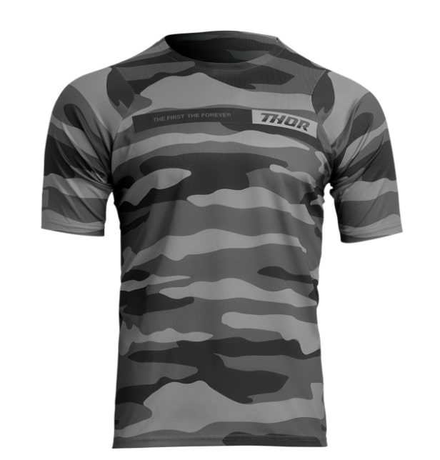 Main image of Thor Short-Sleeve Assist Jersey (Gray/Camo)