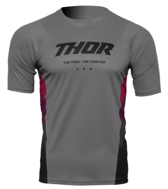 Main image of Thor Assist React Jersey (Gray/Purple)