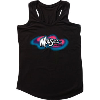 Main image of 2022 Moose Racing Retro Women's Tank (Black)