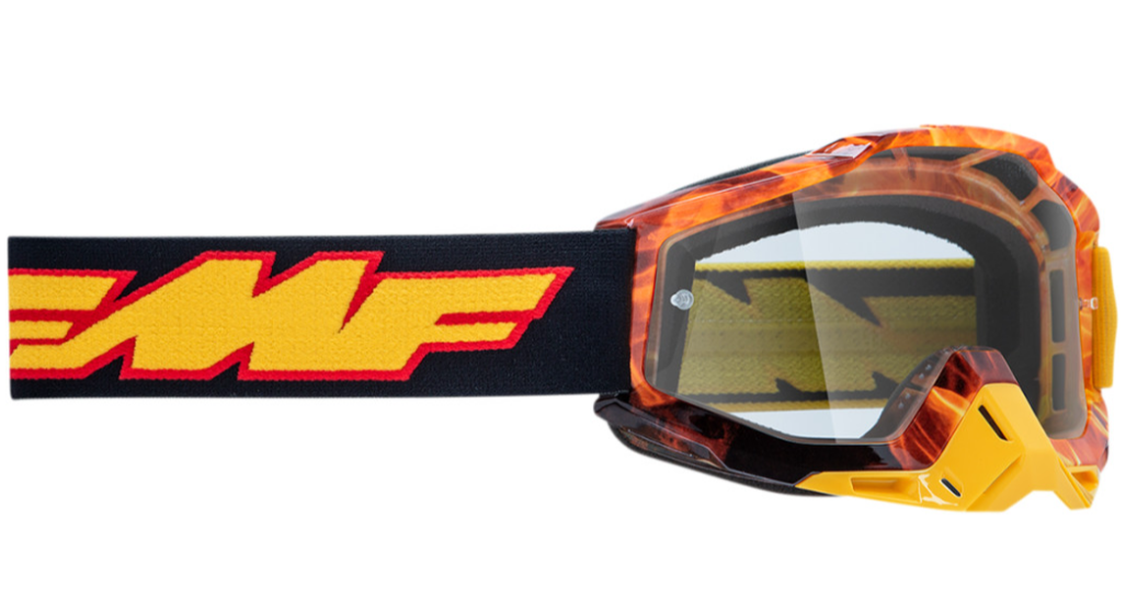 Main image of 2022 FMF Youth Powerbomb Spark Goggles Spark (Clear)