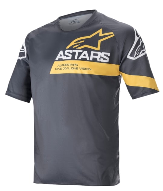 Main image of Alpinestars Long-Sleeve Racer V3 Jersey (Gray/Yellow)