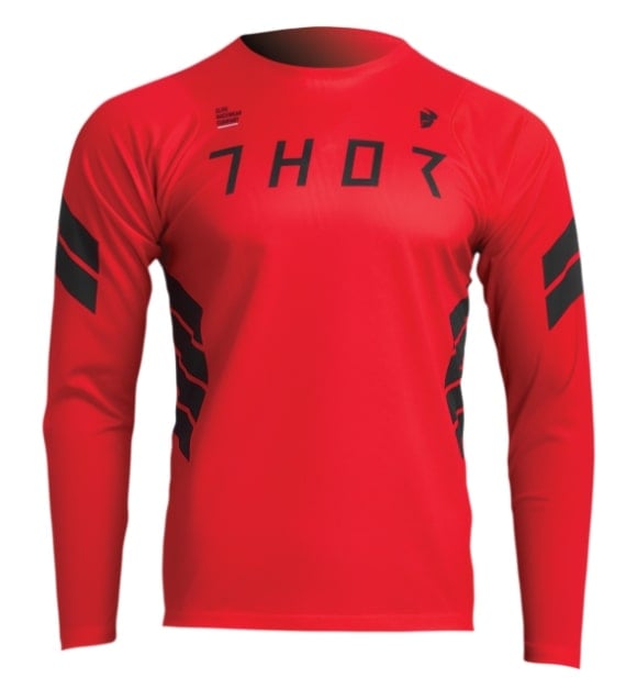 Main image of Thor Long-Sleeve Assist Sting Jersey (Red/Black)