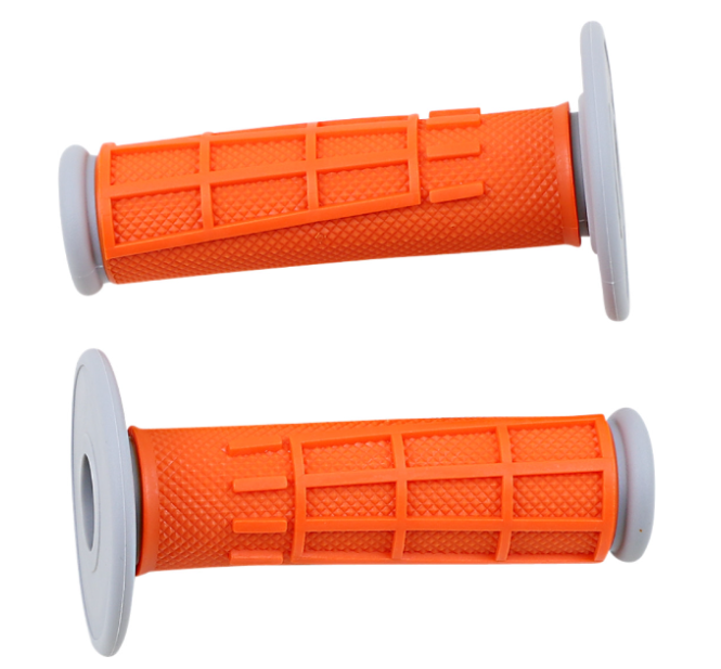 Main image of Moose Racing Comp Diamond Half-Waffle Grips (Orange)