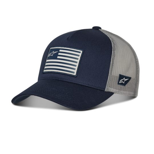 Main image of Alpinestars Flag Snapback Hat (Navy/Gray)