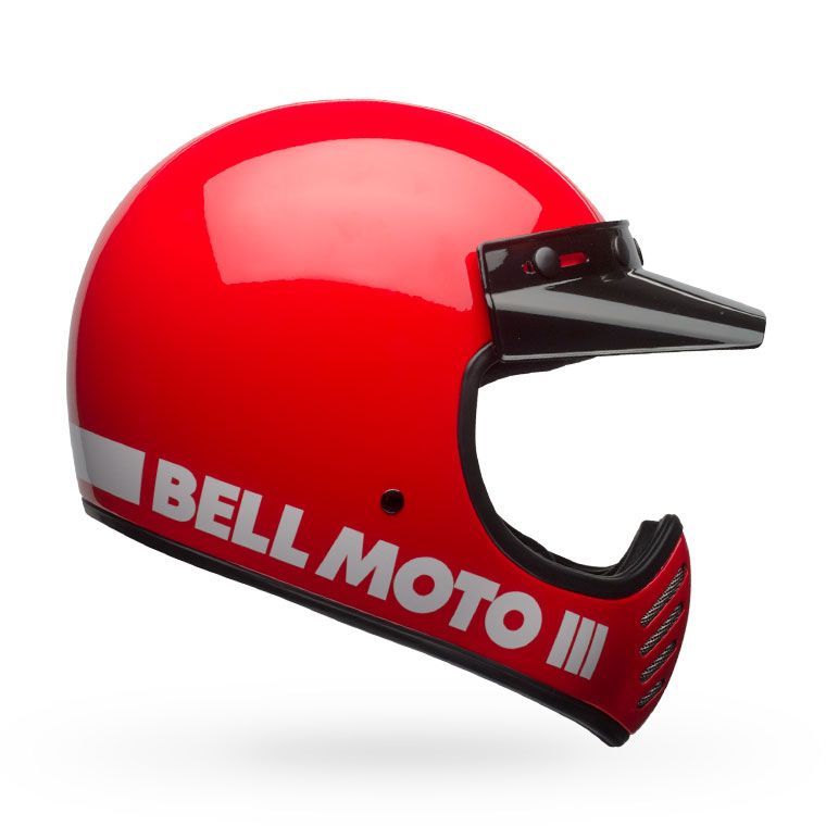 Main image of 2022 Bell Moto-3 Classic Red Helmet (Red)