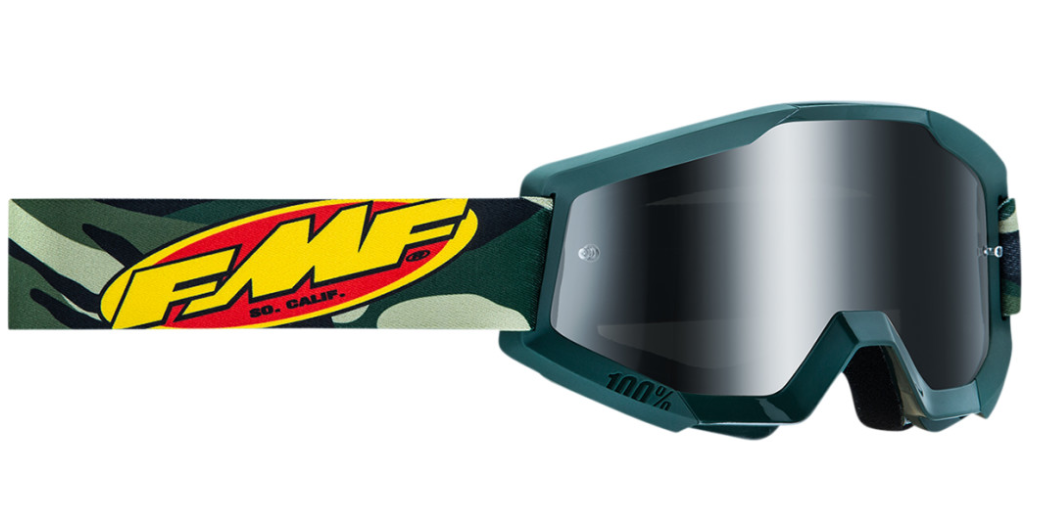 Main image of 2022 FMF Powercore Assault Goggles Camo (Silver)