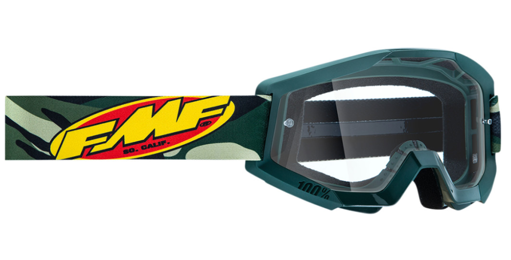 Main image of 2022 FMF Powercore Assault Goggles Camo (Clear)