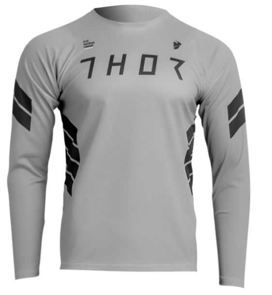 Main image of Thor Long-Sleeve Assist Sting Jersey (Gray/Black)