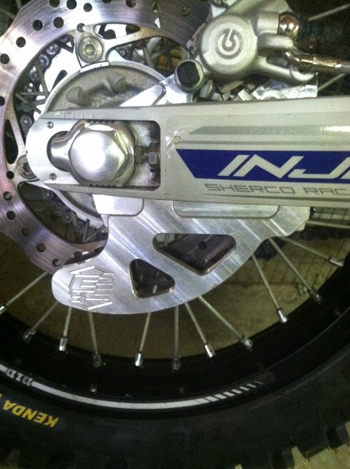 Main image of EE Rear Brake Disc Guard Sherco 250-510cc Enduro Models 13-17