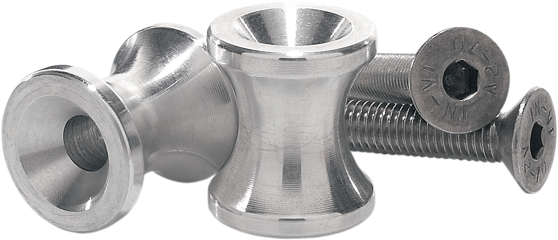 VORTEX Swingarm Spool - Silver - 10 mm SP402S - VORTEX