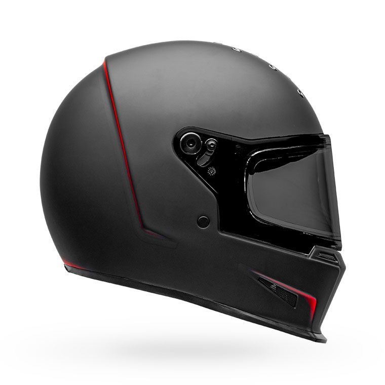 Main image of 2022 Bell Eliminator Vanish Matte Helmet (Black/Red)