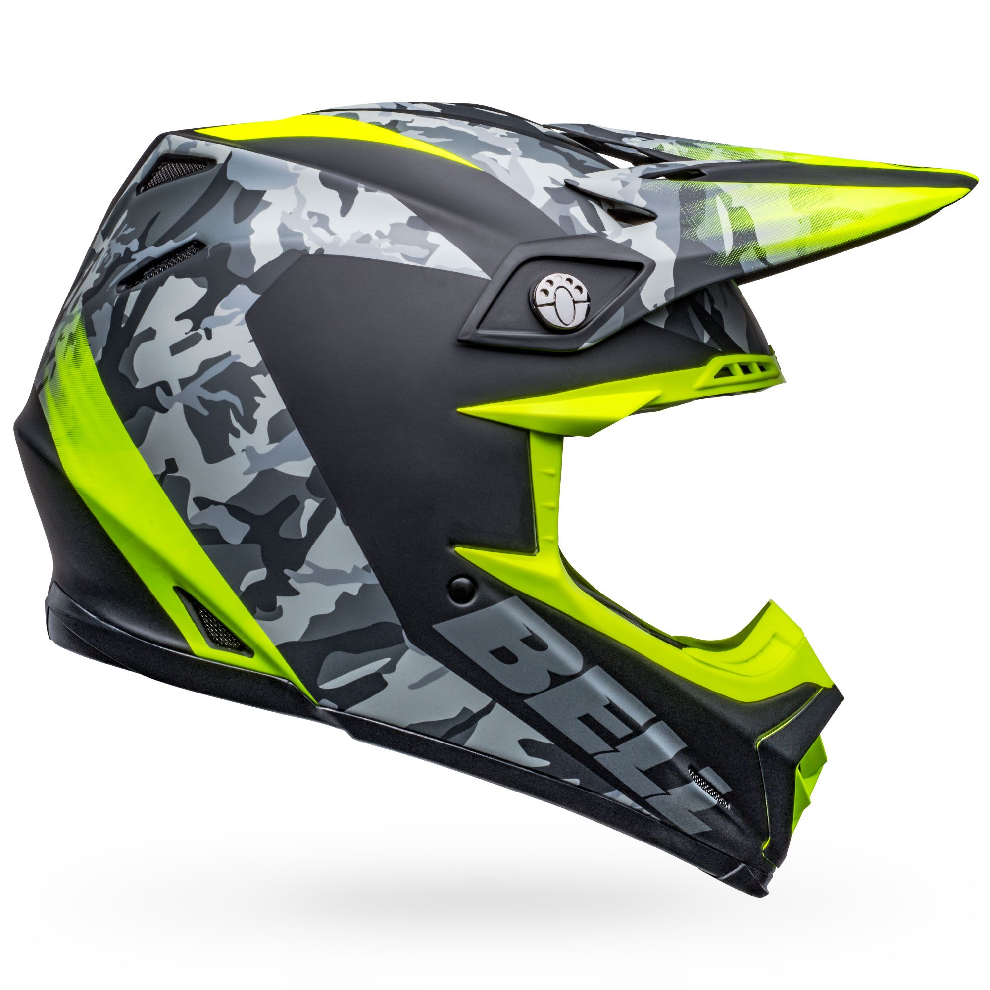 Main image of Bell Moto-9 MIPS Venom Matte Helmet (Black/Camo/Hi-Vis)