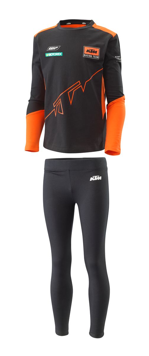 KTM Kids Team Home Suit (Black): AOMC.mx