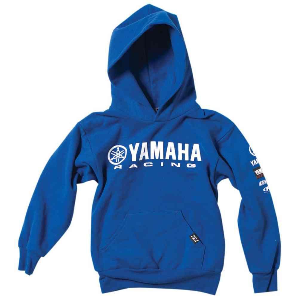 Main image of 2021 Youth Yamaha Racing Pullover Hooded Sweatshirt (Blue)