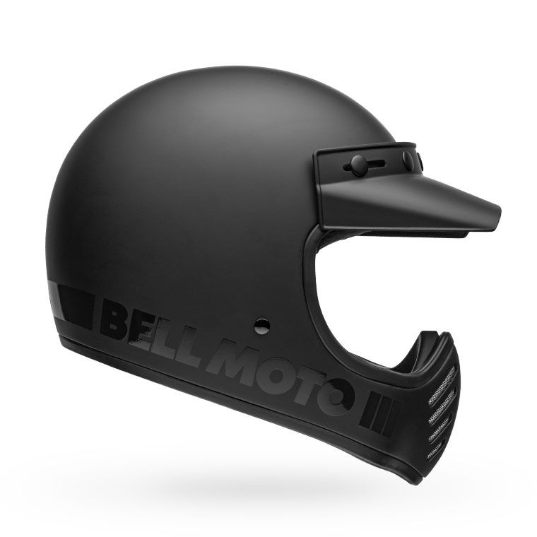 Main image of 2022 Bell Moto-3 Classic Blackout Helmet (Black)