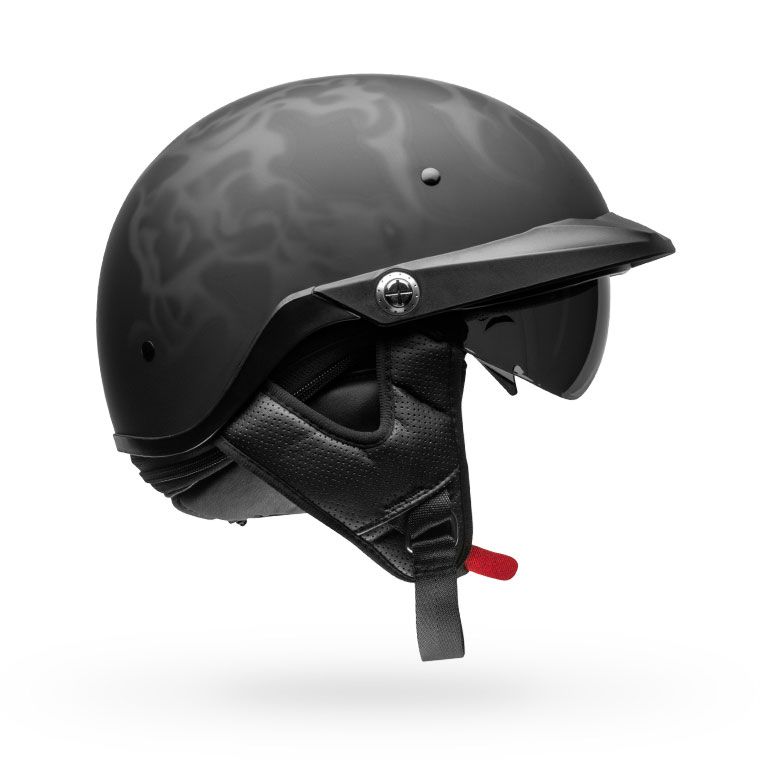 Main image of 2022 Bell Pit Bosses Flames Helmet (Black/Gray)