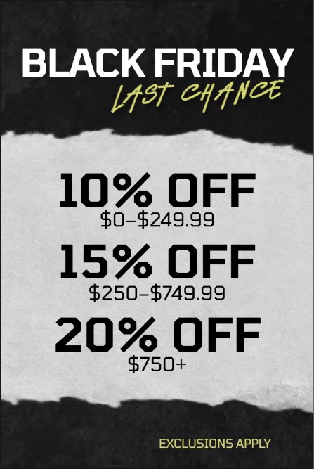 Last Chance to Shop Black Friday!