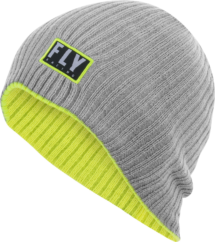 Main image of Fly Racing Snow Beanie (Gray/Hi-Vis)