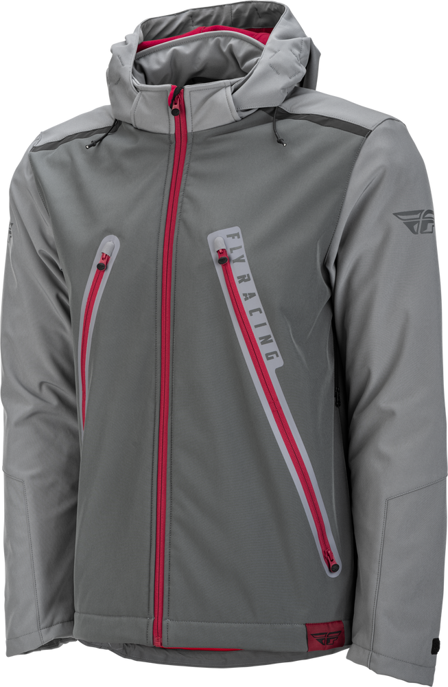 Main image of 2022 Fly Racing Carbyne Jacket (Gray/Red)