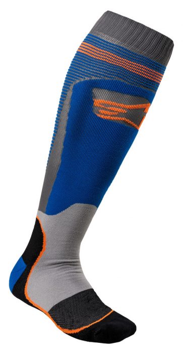 Main image of Alpinestars MX Plus-1 Socks (Blue Fluo/Orange)