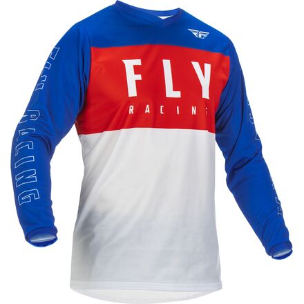 Main image of Fly Racing Youth F-16 Jersey (Red/White/Blue)