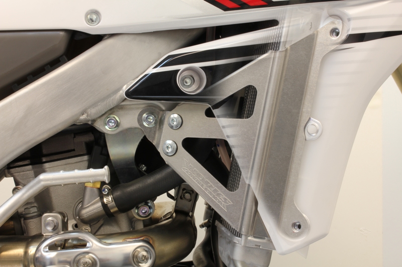 Main image of Works Connection Radiator Braces YZ450F 14-17