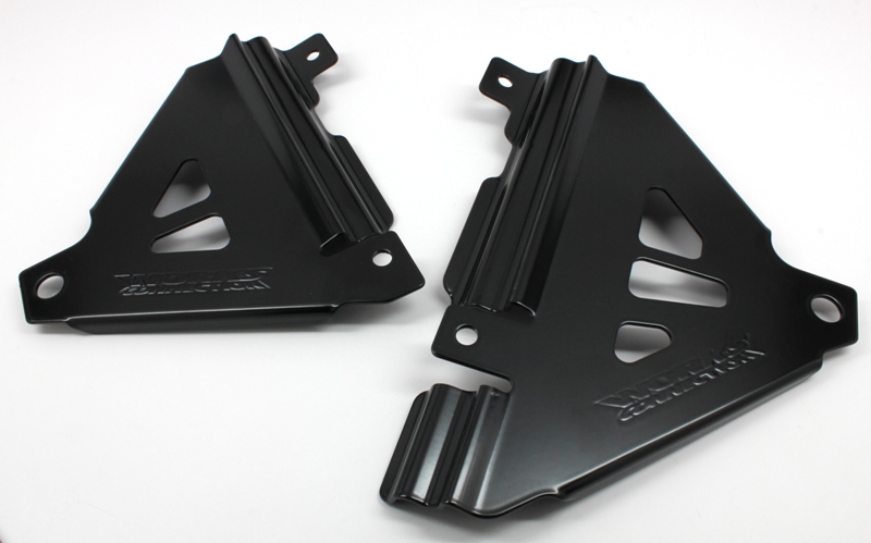 Main image of Works Connection Radiator Braces (Black) KX450F 16-18