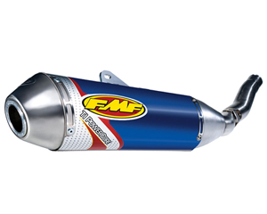 Main image of FMF Anodized Titanium PowerCore Slip-On KTM 350 SX-F